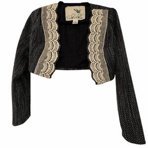 Anthropologie Tabitha Tweed Lace Jacket - Women - Size 0